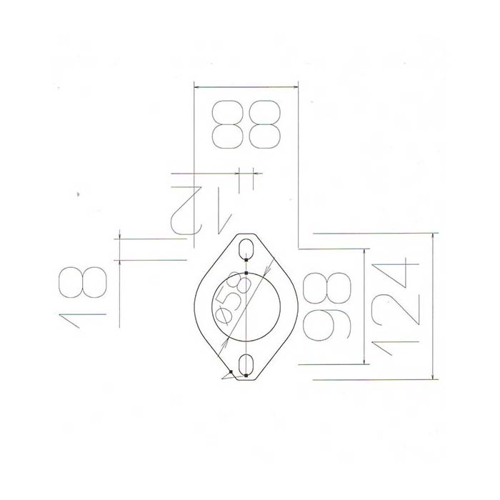 flange 618 10001 03 fred drawing