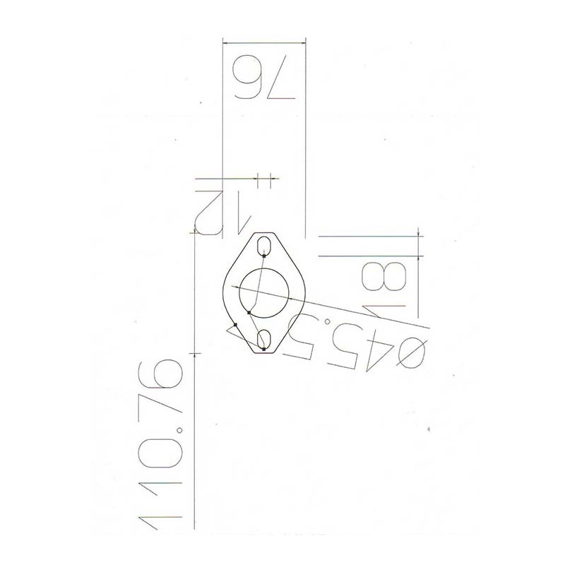 flange 618 10001 04 fred drawing