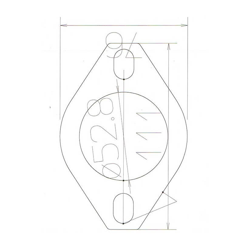 flange 618 10001 05 fred drawing