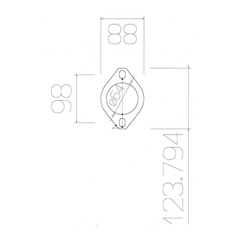 flange 618 10001 06 fred drawing