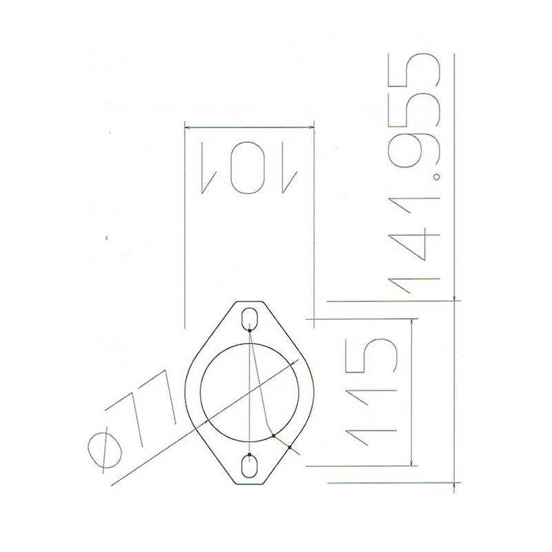 flange 618 10001 07 fred drawing